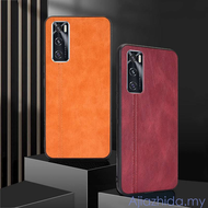 Vivo V20 SE Leather Back Cover Phone Case Vivo V20SE V19 Neo V17 S1 S1Pro V19Neo Case Shockproof Sil