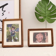 Black Walnut Photo Frame Display Ornament Natural Wood High-End Feel Wooden Photo Frame7Inch68Solid 