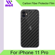 Back Carbon Fiber Screen Protector Film For Apple Iphone 11 Pro (Not Tempered Glass)