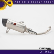 SYM HUSKY ADV300 Carbon Fiber Cap Muffler Full System Exhaust Pipe HUSKY300 Exhausy Husky 300