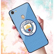 Ốp Lưng OPPO F5 F5 YOUTH F7 mặt kính cường lực cao cấp In hình Câu Lạc Bộ Bóng Đá