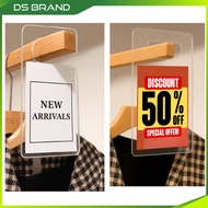 Papan Tanda Harga / Premium Price Tag Acrylic Hanger / Store Promotion & Discount Tags / Info Signs 