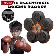 HOTWIND No Drill Smart Music Electronic Boxing Wall Target with Display Screen and LED Lights Sanda 