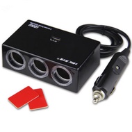 HSC YC-408 1-to-3 Extension Car Cigarette Lighter With One USB OutputSC YC-408 1-to-3 Extension Car 
