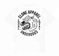 Clone Tshirt Underdogs Katun 20s Kaos Distro Unisex Putih