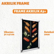 Display Frame A1, A2, A3, A3+, A4 Acrylic Poster Wall Menu - Size A1, A2, A3, A3+, A4