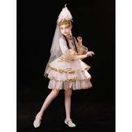 Russian Costume Children's Costume Girls Minority Ethnic Dance Costume Weiwu Ethnic Dance Kazakhstan