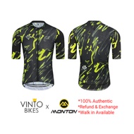 MONTON MENS CYCLING JERSEY PRO MTDEW