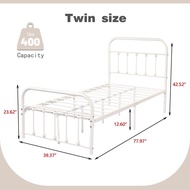 ลอฟท์โครงเตียงเหล็กเรียบง่ายทันสมัยเตียงคู่ 1.8 ม. เตียงเดี่ยวเด็ก 1.5 ม. เตียงโครงเหล็กเสริมหนาไม่รวมที่นอน