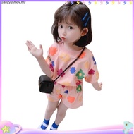 BNS 2PCS (Tshirt+Shorts) girl suit kids girl tshirt kids girl short pants kids girl baby girl clothi