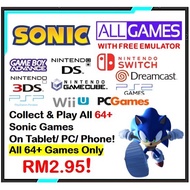Sonic Games Collection (60+ Games For PC/ IOS & Android Devices) Permanent Download Access 索尼游戏合集 永久