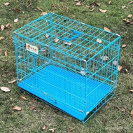 Small Medium-Sized Di Cage Bold Dog Pet Cage Cage Cat Thai Dog Wire Bold With Sunroof Tray Foldable 