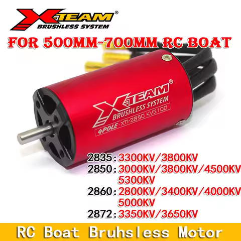 X-TEAM Waterproof 2835 2850 2860 2872 3800KV 4500KV 3300KV 5000KV Brushless Motor for 300mm - 700mm 