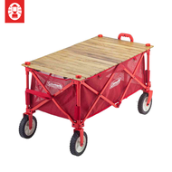 Coleman Outdoor Wagon Wood Roll Table (EX)