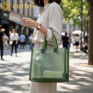 CURTES Water-Sprinkling Festival PVC Tote, Thick Durable Transparent Handbags,  Packaging Waterproof