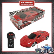 Sport Racing Car RC Car 2 Channel Battery operated Vehicle Toys (Ready stock)