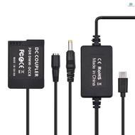 PD USB Type-C Cable to DMW-DCC8 Dummy Battery DC Coupler DMW-BLC12 Replacement for Panasonic LUMIX D