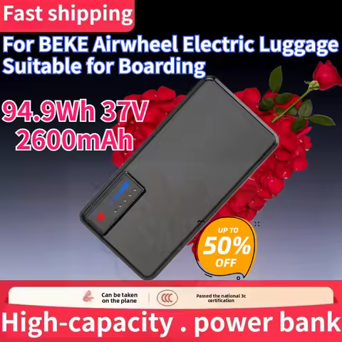 Electric Luggage Power Bank 94.9Wh 37V 2600mAh Rechargeable Battery for Boarding Fit for BEKE Airwhe