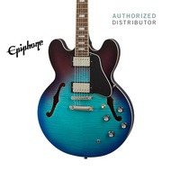 Epiphone ES-335 Figured Semi-Hollowbody Electric Guitar - Blueberry Burst / Raspberry Tea Burst (ES3