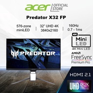[LATEST ARRIVAL] Predator X32 FP 32 Inch UHD 4K miniLED 160Hz Gaming Monitor