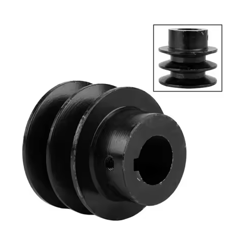 ForemostDouble V Belt Pulley for 20mm Bore Groove Pulley A Belt for 168F 170F GX110 GX120 GX160 GX20
