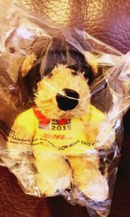 DHL 2015 英國欖球世界盃毛公仔