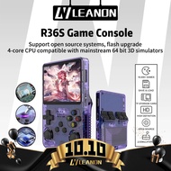 LEANON Retro R36s Video Game Console Handheld Portable 3.5-inch 64GB 128G 20000 Games