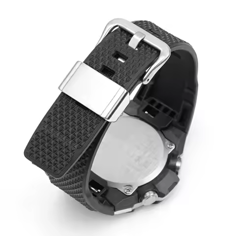 Rubber Watchband for casio gshock GST B400 GST-B400BD/AD Series watch band mens Waterproof Sports Si