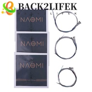 BACK2LIFEK 1 Set Fiddle String, Replacement 4/4 3/4 1/2 1/4 1/8 Naomi Violin String, Violin Accessor