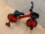 兒童平行單車 三輪單車 二合一  二手 新淨