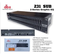Equalizer DBX 231 Sub / DBX 231SUB Output sub
