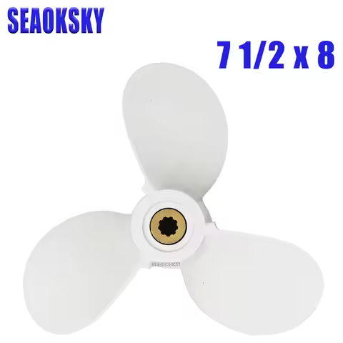 6E0-45941-01-EL boat engine propeller 7 1/2 x 8 -BA for Yamaha 4-6hp,propeller for hidea parsun 4-6h