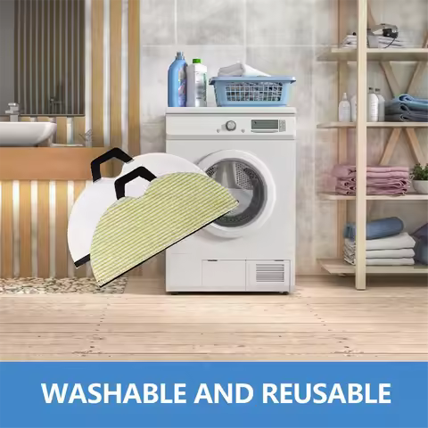 A04V Replacement Soft Mop Pads for AV2610WA RV2620WD RV2401WD RV2610WFUS AI Ultra 2- In-1Robot Vacuu