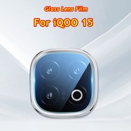 3Pcs Full Cover 3D Back Curvered Lens Screen Protector Tempered Glass Camera Protector Film For iQOO