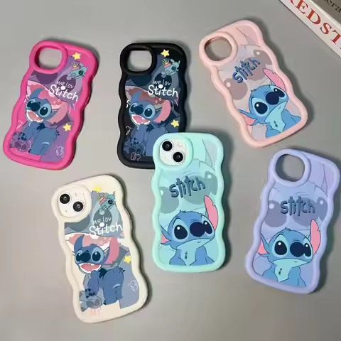 Fashion Cartoon Cute Stitch Candy Color Phone Case For Motorola Moto G84 G32 G22 G14 G22 E14 EDGE 40