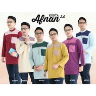 SALE Kurta Afnan Red/Mustard