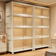 X-Mart 50CM-80CM Multipurpose Double Sided Opening Storage Cabinet Foldable/Stackable Storage Box (M