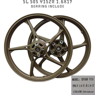 SPORT RIM YAMAHA Y15ZR Y16ZR Y125ZR SP500 MUTAKIN & ENKE1 5 BATANG FULL CHOP SP 500 RCB PATTERN RACI