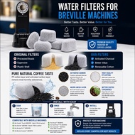 Compatible Breville Water Filter Espresso Machine Breville BWF100 Coffee Maker Charcoal Filter Repla