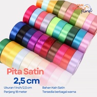 1 INCH Satin Ribbon 2.5 cm Wide Satin Ribbon/ 20yard/ Wholesale Satin Ribbon 1 INCH = 2.5 CM | 1" Sa