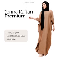 Elsafahijabstyle - Jenna Kaftan batwing premium abaya plain nursing rayon premium Eid 2025 ied serie