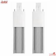 MAIAL 2 Pack LED Bulb, G23/GX23 2-Pin LED Tube Light, Long Lifespan 4W AC 85-265V 400LM LED Tube Bul
