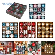 [Shamjina] 36-piece Set, Decorations, Hanging Baubles, Baubles for Birthday Parties, Christmas Trees