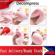 Tiktok Decompression Peach Soft Ball Squishy Toys Vent Toys Stretch Toys Children's Pretend Toys