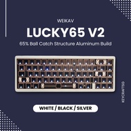 🇸🇬 WEIKAV LUCKY65 V2 65% Wireless Keyboard DIY Barebones Kit Aluminum Structure RGB Tri-Mode Connect