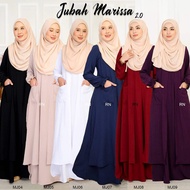 JUBAH MARISSA 2.0 | JUBAH HAJI UMRAH IRONLESS TAK PERLU GOSOK | JUBAH DRESS RAYA 2024 | JUBAH CARDIGAN KEMBANG MUSLIMAH (NURSING)