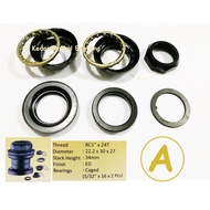 Headset basikal untuk pelbagai jenis basikal mini , bmx , folding bike , fixie , mtb dan basikal bia