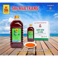 NƯỚC MẮM CÁ CƠM 584 NHA TRANG 15 ĐỘ ĐẠM - 5 LÍT