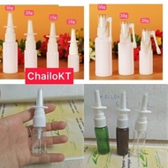 (SET of 10) cosmetic bottles, nasal spray, throat bottles 5ml 10ml 15ml 20ml 30ml, nasal spray bottl