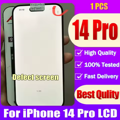 Dot Line Defect 6.1" For iPhone 14 Pro Lcd Touch Screen Digitizer Assembly For iPhone 14Pro A2890 A2